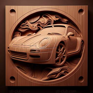 3D модель Porsche 969 (STL)